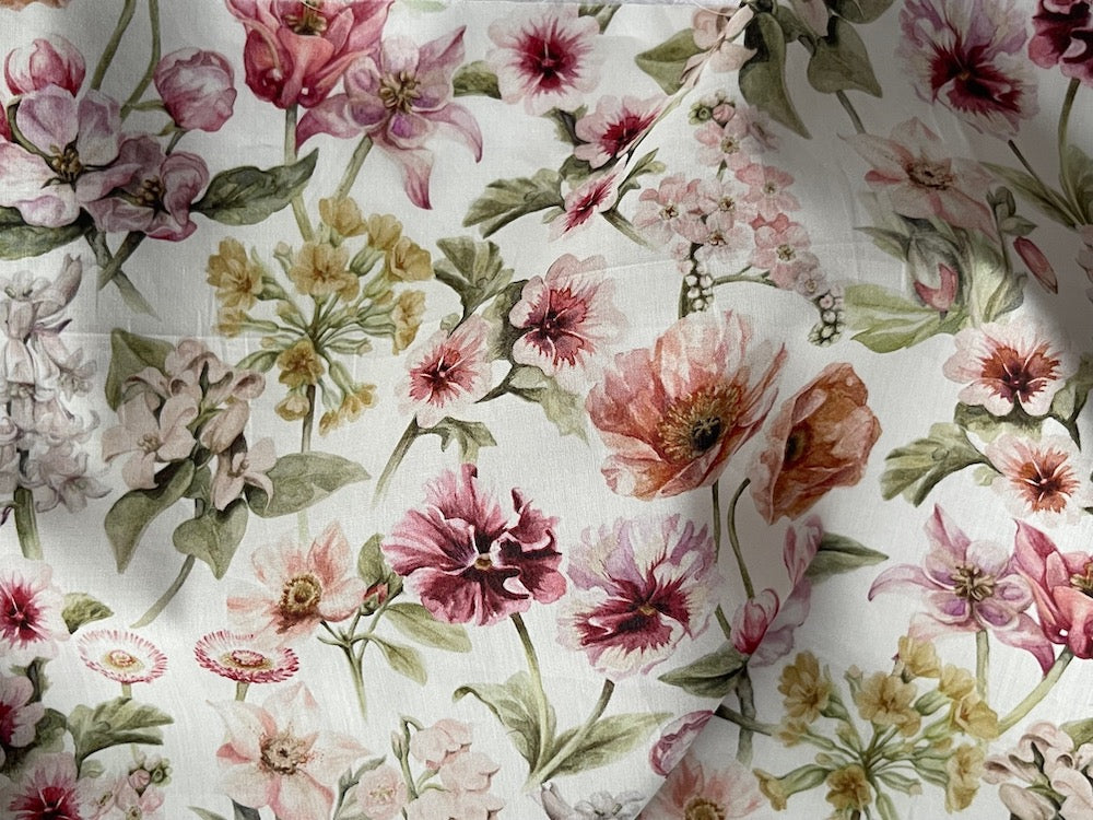 Fairytale Soft Rose Liberty of London Tana Cotton Lawn (Made in Italy)