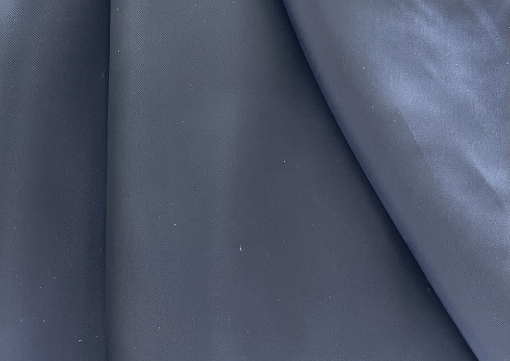 Soft Black Rayon Bemberg Twill Lining (Made in Italy)