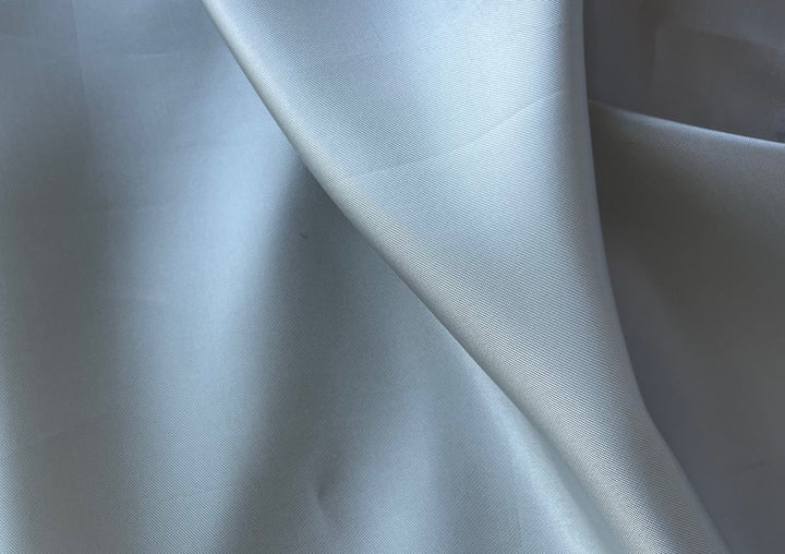 Light Platinum Grey Rayon Bemberg Twill Lining (Made in Italy)