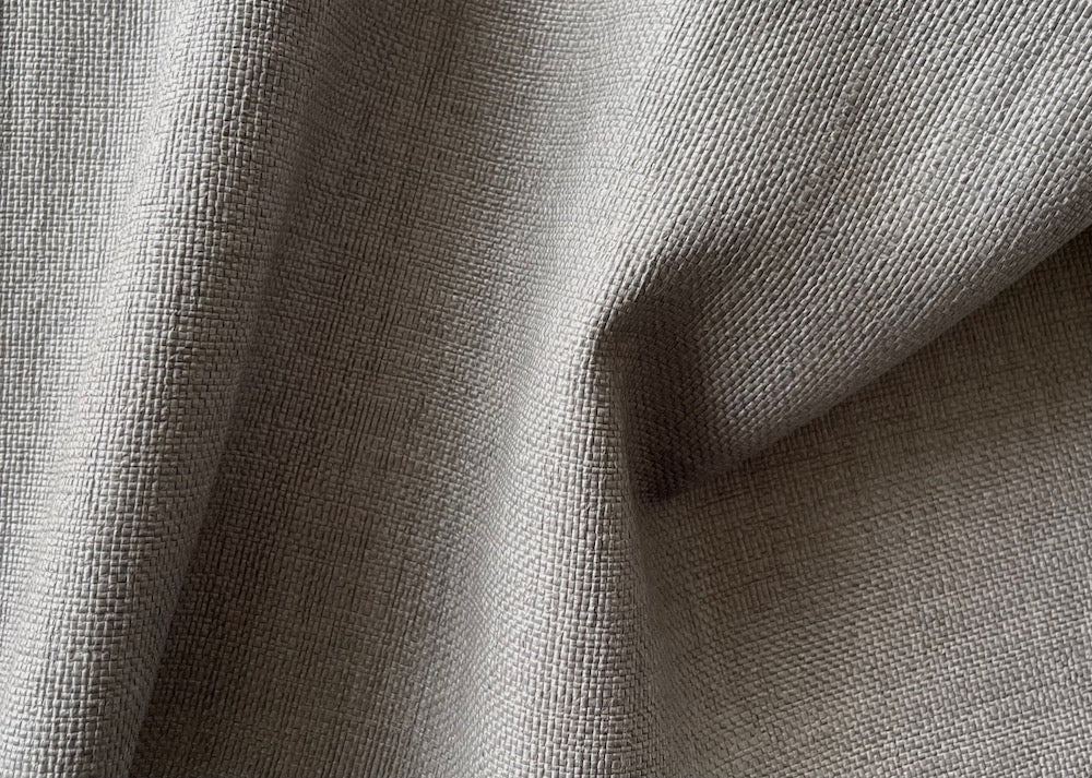 Couture Unique Elephant Grey Linen & Nylon Blend (Made in Italy)