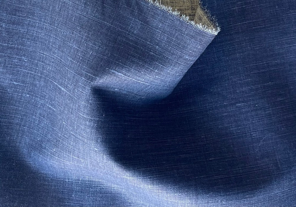 Couture Moody Indigo Dip-Dyed Linen (Made in Italy)