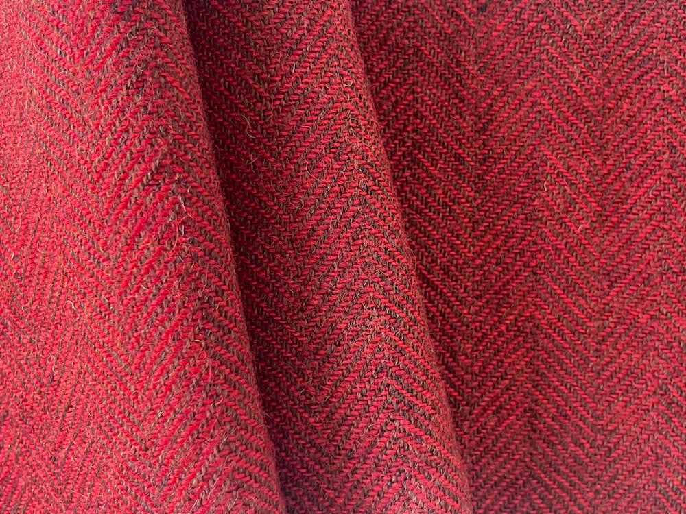 Boiled Wool, Cranberry Red Boiled Wool Coating – Britex Fabrics
