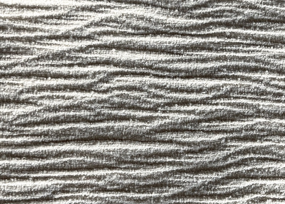 Sophisticated Stratified Textured Natural Cotton Blend (Made in Turkey)