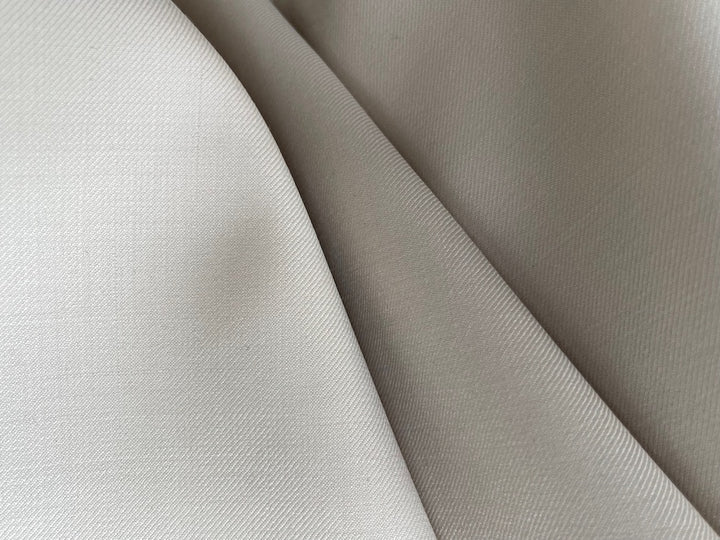 Buffed Beige Wool Twill Gaberdine (Made in Japan)