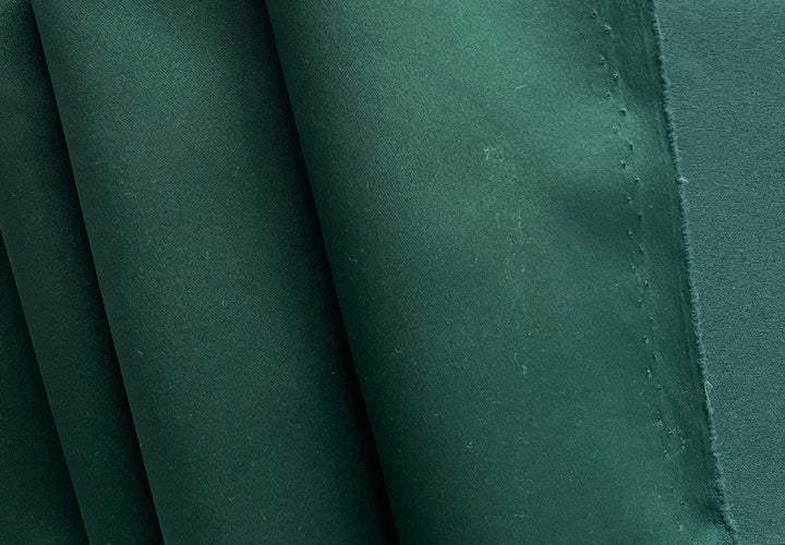 True Hunter Green Délustered Polyester Duchess Satin (Made in Korea)