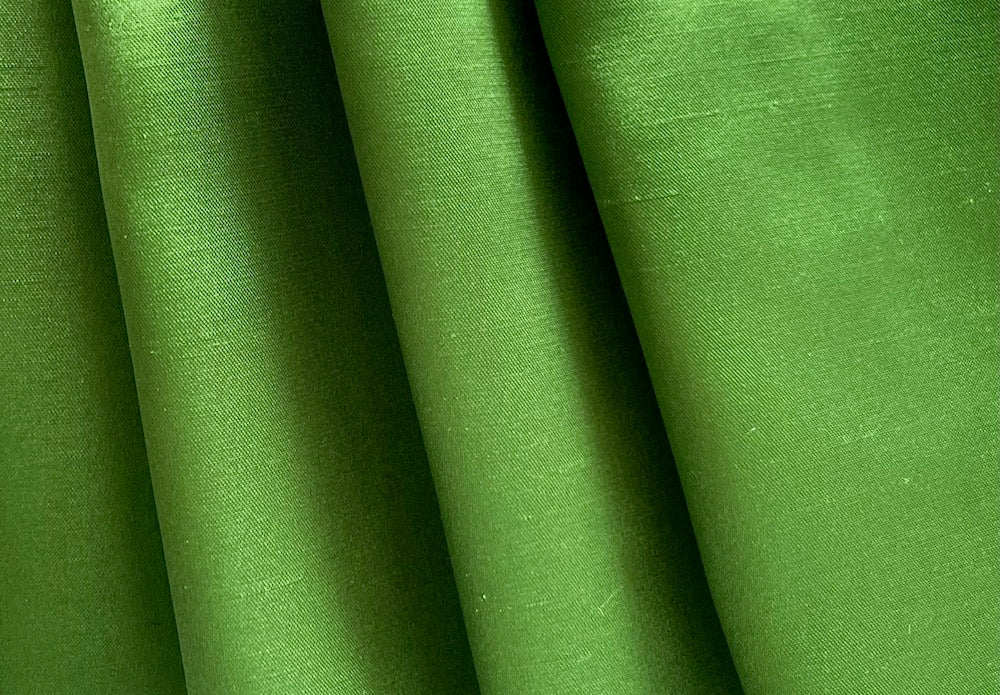 Fresh Bud Green Polyester Shantung Duchess Satin