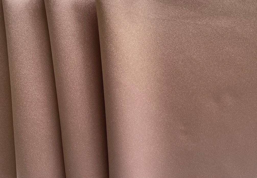 Sophisticated Parisian Taupe Polyester Duchess Satin