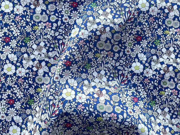Liberty of London June's Meadow Navy Cotton Lawn (Made in Italy)