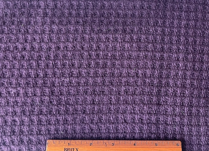Glorious Hyacinth Woolen Waffle-Weave (Made in Italy)