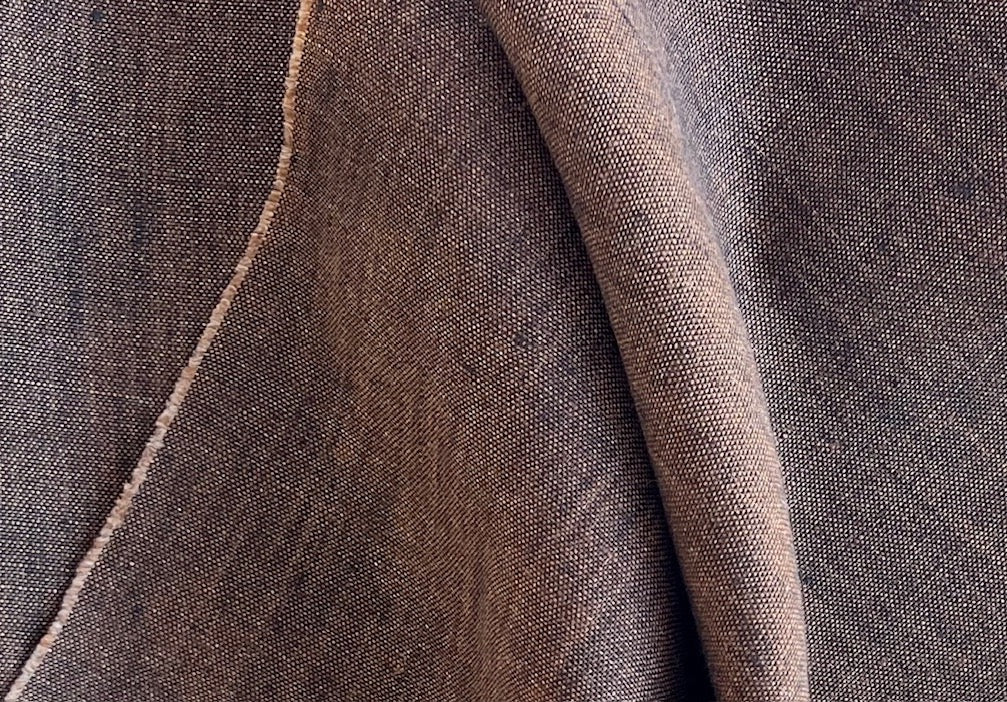 Mid-Weight Chocolate Truffle & Rich Black Coffee Linen (Made in Ireland)