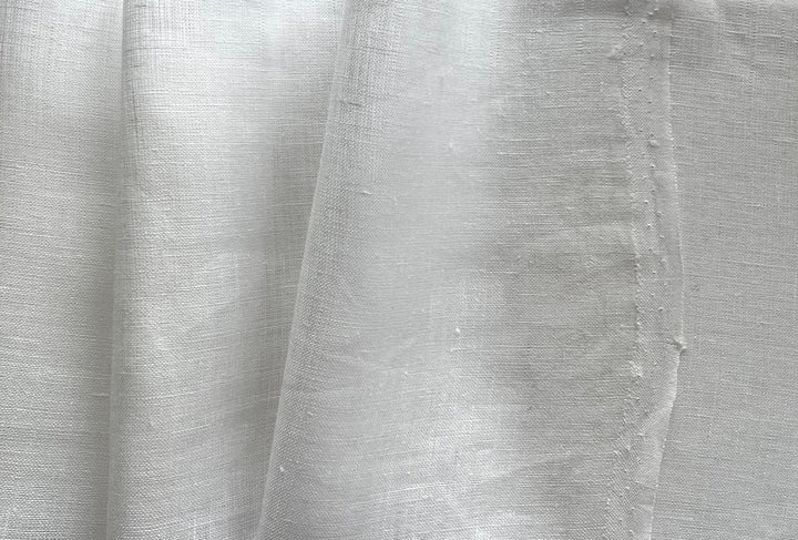 Light-weight Airy Dyed White Handkerchief Linen (Made in Poland)