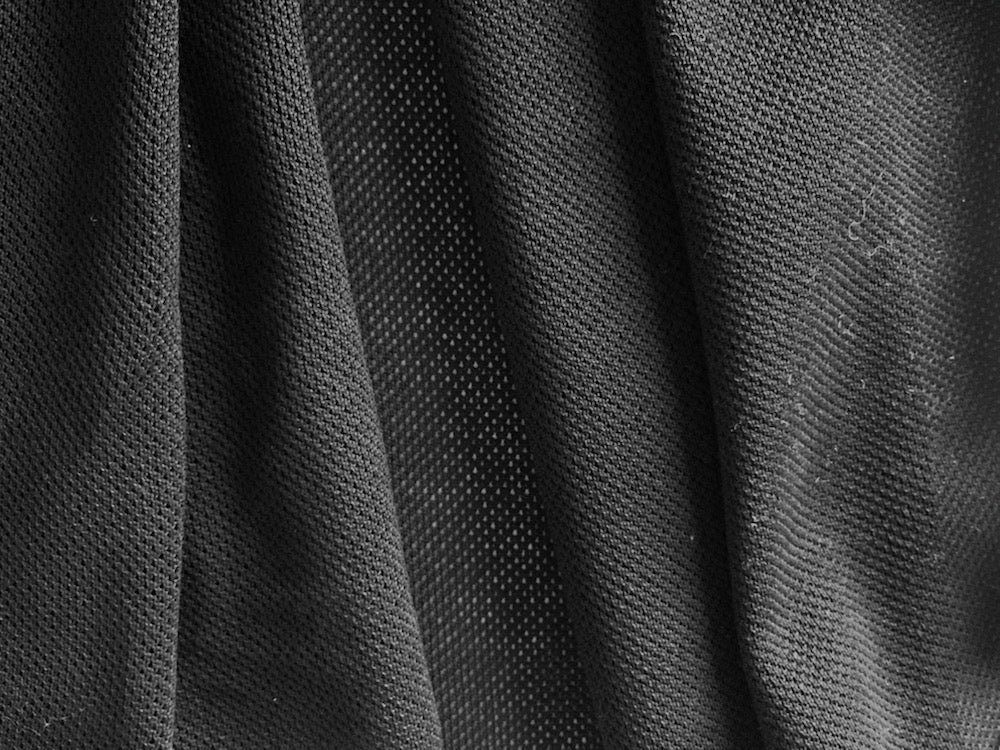 Mesh Black Fabric, Solid Knit Fabric