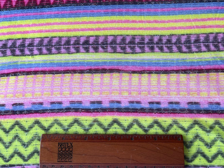 Milly Ocean Vacation Striped Viscose Knit (Made in Italy)
