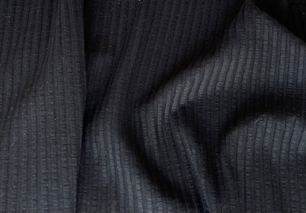 Theory Tightly-Woven Jet Black Viscose Double Knit