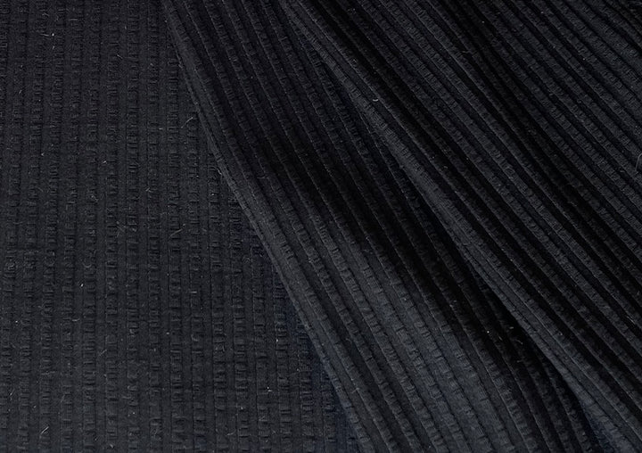 Theory Tightly-Woven Jet Black Viscose Double Knit