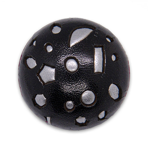 Black leather buttons for sale discount