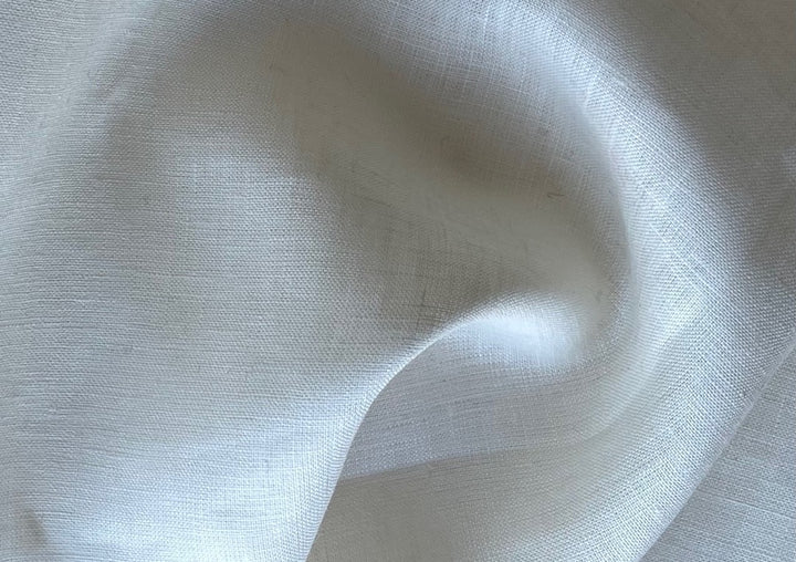 Semi-Sheer Creamy Light Ivory Handkerchief Linen (Made in Poland)