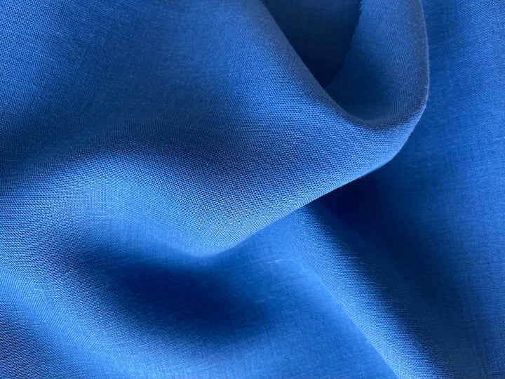 Bright Denim Blue Handkerchief Linen (Made in Poland)