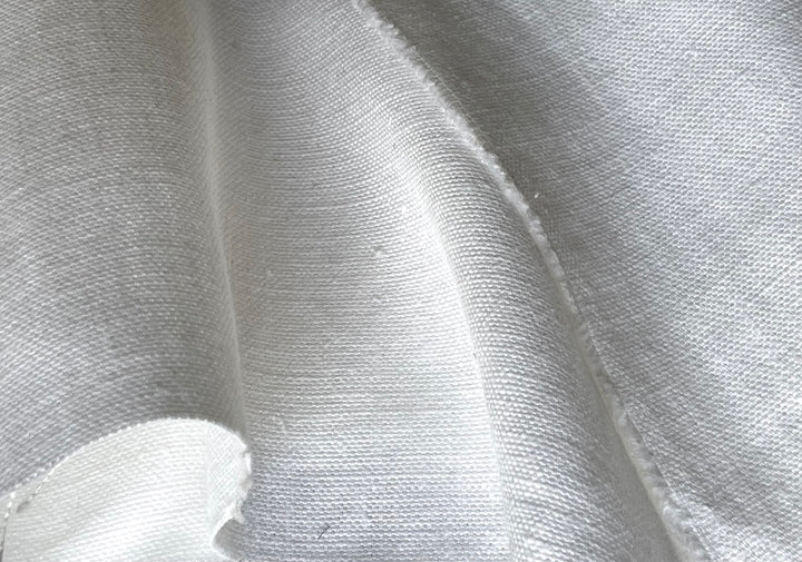 Mid-Weight Optic Dyed White Linen (Made in Czech Republic)