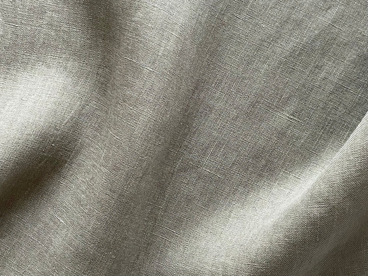 Semi-Sheer Washed Whale Grey Handkerchief Linen (Made in Italy)