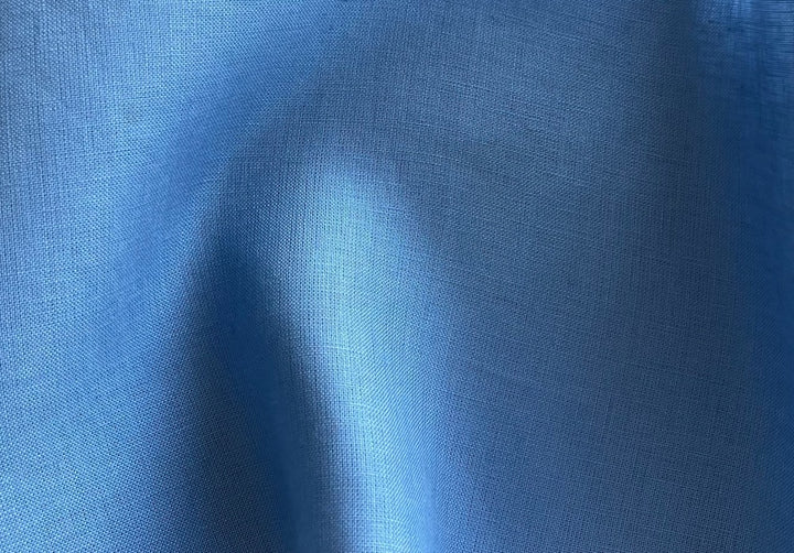 Lighter-Weight Wedgwood Blue Linen  (Made in Poland)
