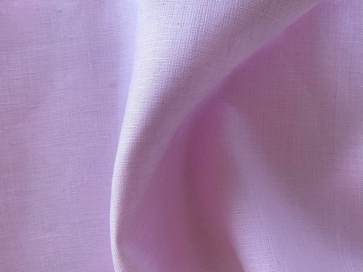 Mid-Weight Baby Pink Linen  (Made in Poland)