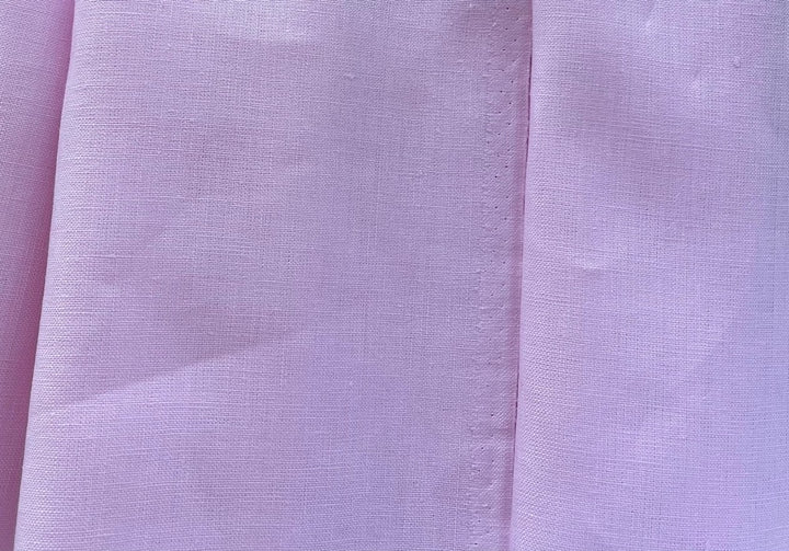 Mid-Weight Baby Pink Linen  (Made in Poland)