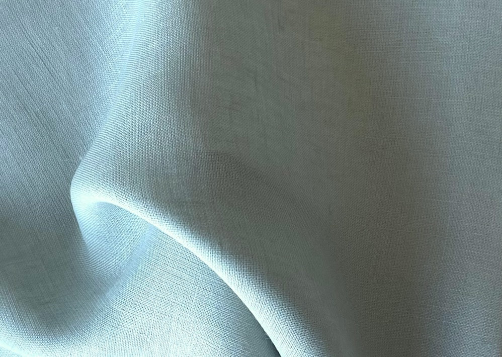 Semi-Sheer Mint Green Handkerchief Linen (Made in Poland)