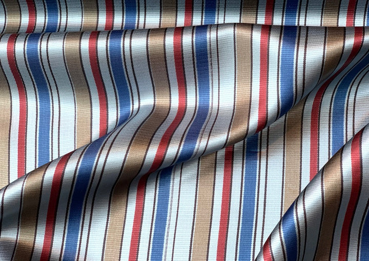 Irregularly Striped Rayon Twill Lining