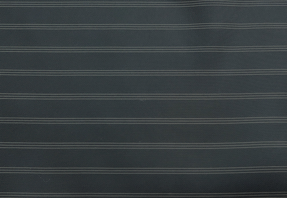 Black & Cream Striped Viscose Lining (Made in Italy)