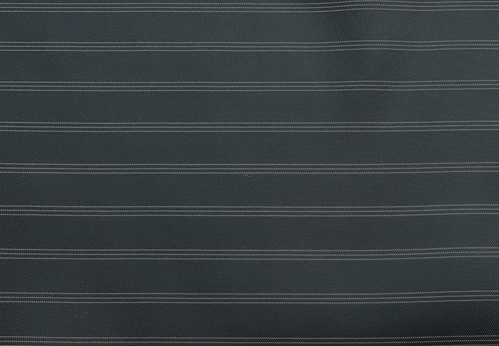 Black & Cream Striped Viscose Lining (Made in Italy)