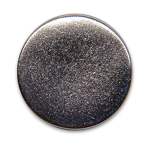 Simple Silver Metal Button (Made in Spain)