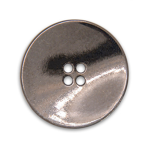 Concave Gunmetal Metal Button (Made in Italy)