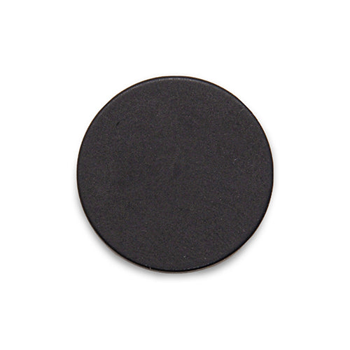 Flat Black Metal Button (Made in Italy)