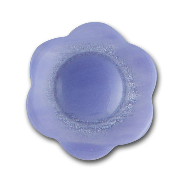 Pearlized Lavender Flower Novelty Button