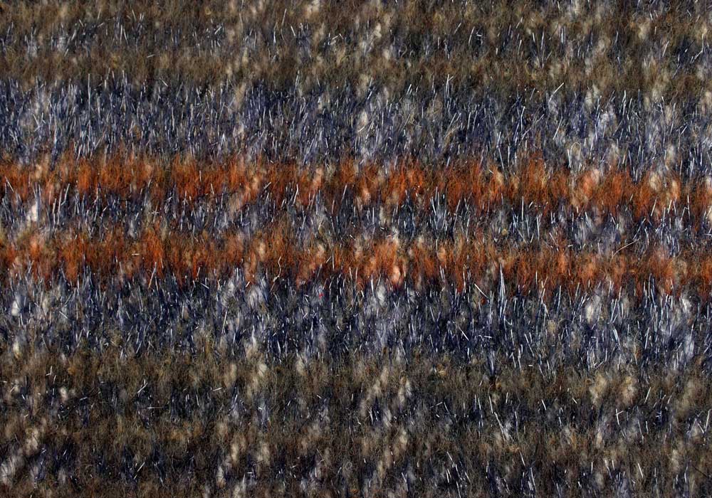 Couture Metallic Plaid Mock Fur (Made in Italy)