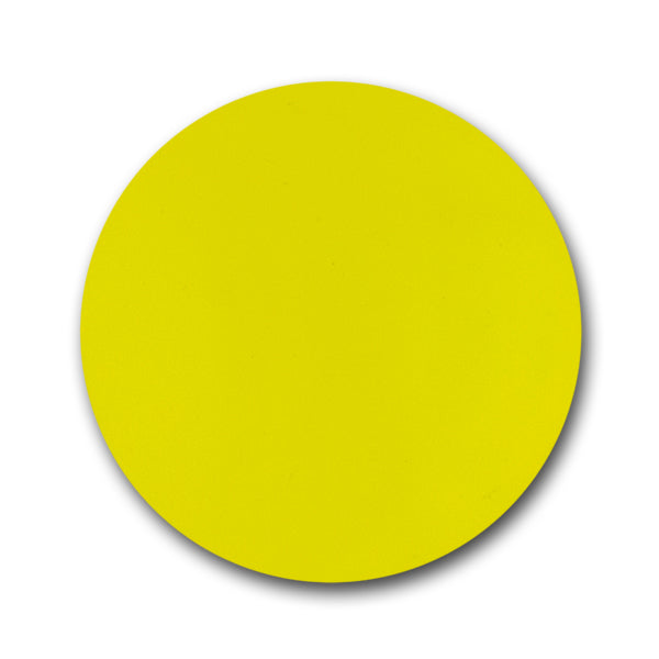 Lemon Drop Yellow Plastic Button