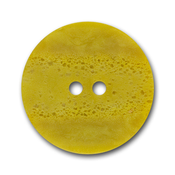 Naples Yellow Concave Plastic Button