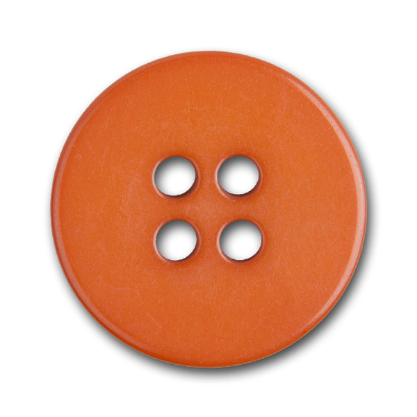 Burnt Orange Chunky Plastic Button