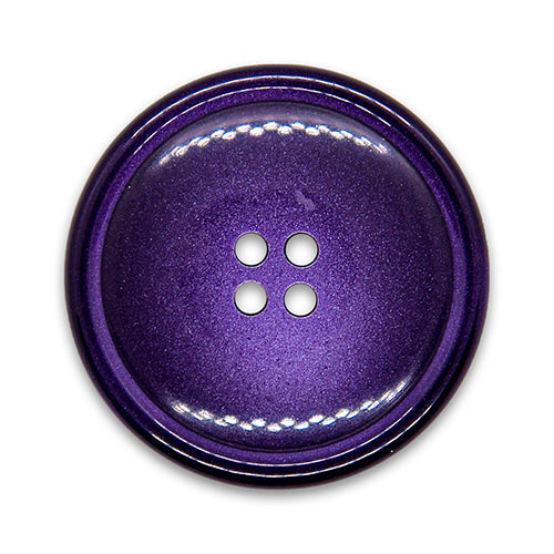 Royal Purple 4-hole Plastic Button