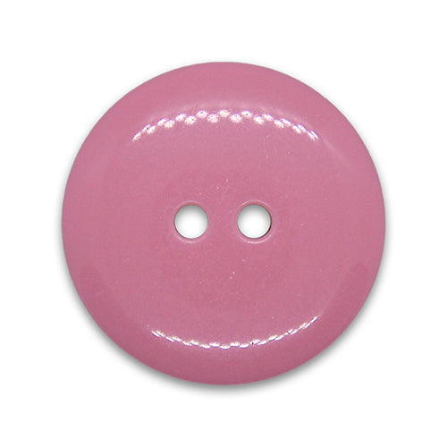 2-Hole Bubblegum Pink Plastic Button