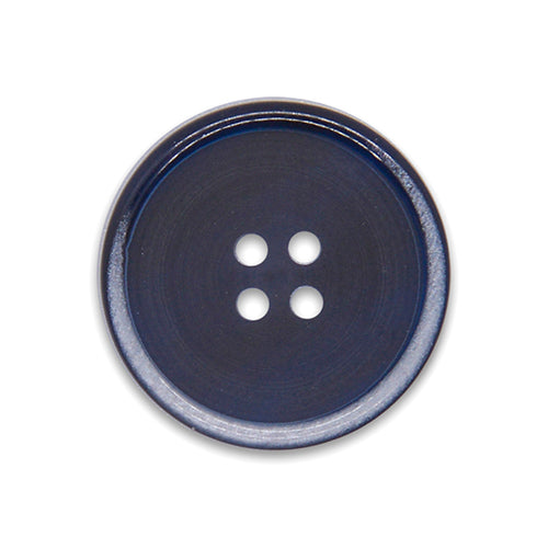 4-Hole Simple Navy Plastic Button