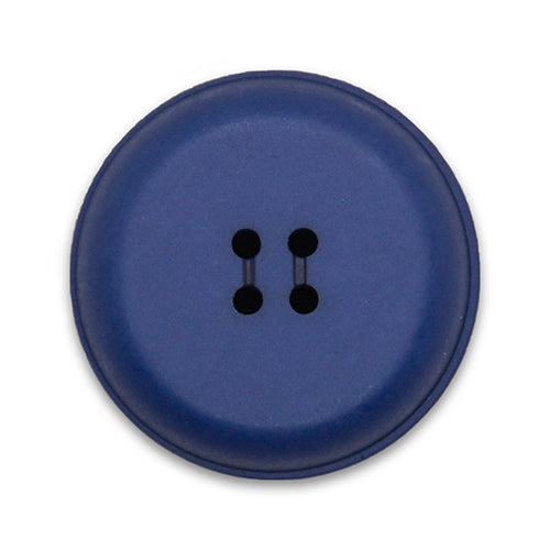 4-Hole Concave Navy Plastic Button