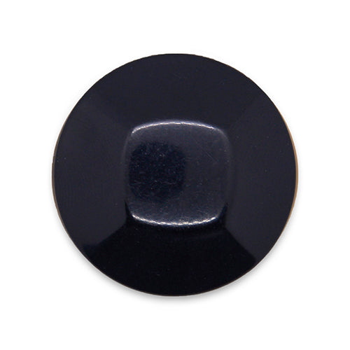 Volcanic Midnight Navy Plastic Button (Made in Italy)