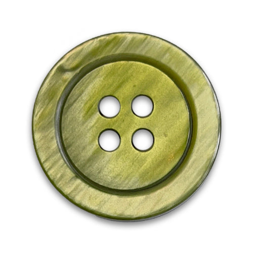 SEWING BUTTON, Mossy Mock Shell 4-Hole Plastic Button (Made in Germany ...