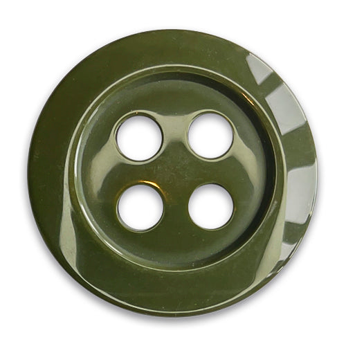 1 1/2" Crocodile Shuffle 4-Hole Plastic Button (Made in Germany)