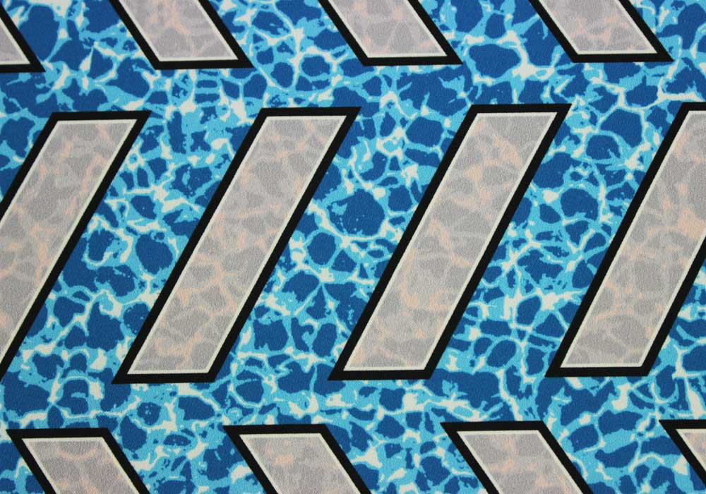 Opening Ceremony Cool Blue Pool Stretch Polyester