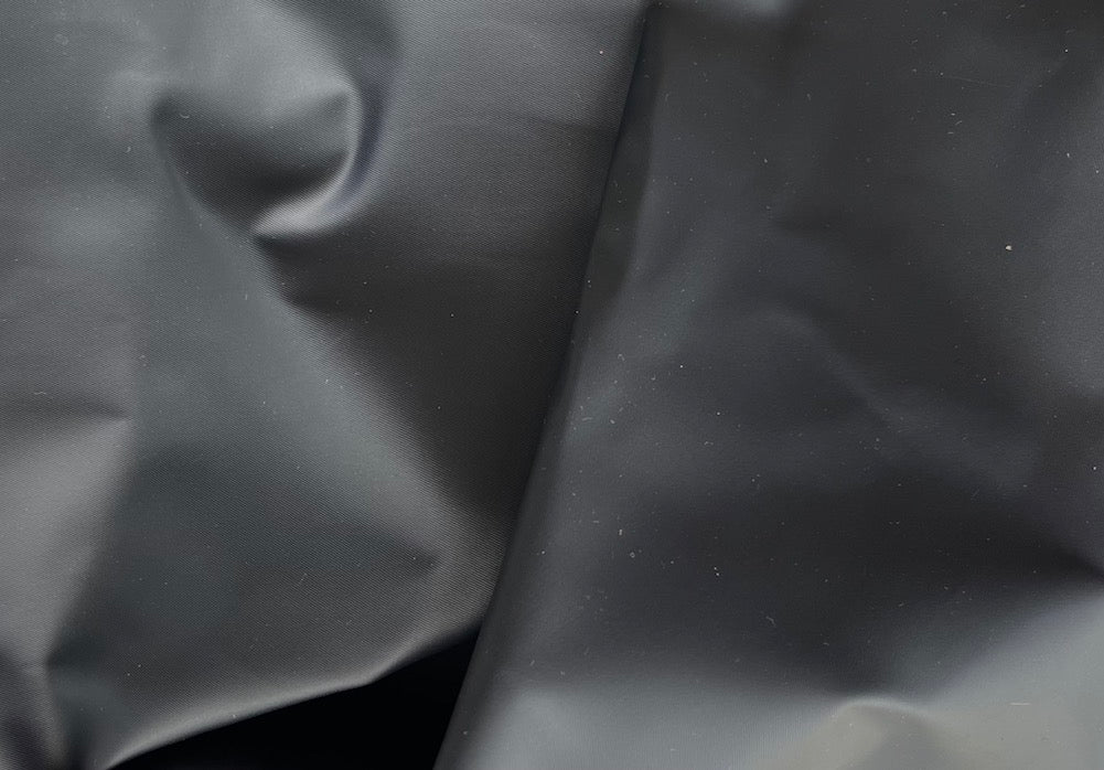 polyester fabric, Black Laminated Waterproof Technical Polyester Twill ...
