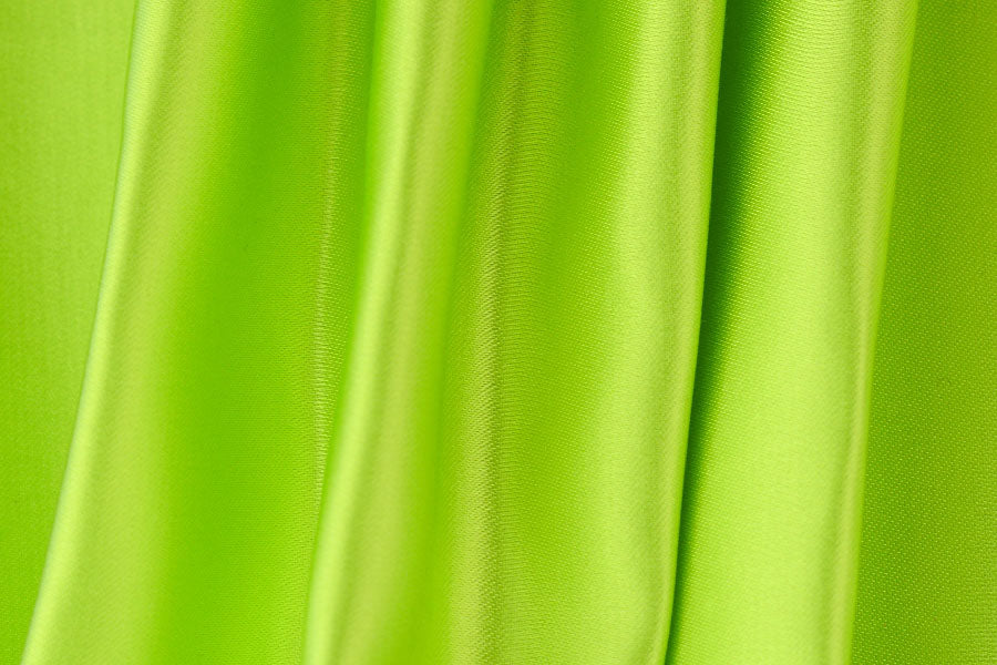 Kiwi Gleaming Viscose Satin Blend (Made in Italy)