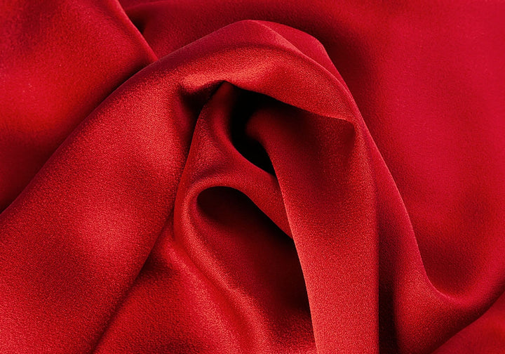 Carmine Rayon Crepe Back Satin (Made in Italy)